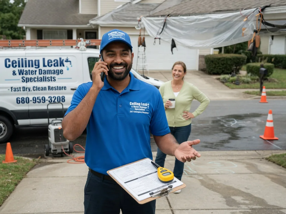 Ceiling Leak Cleanup Warrington, PA FAQs